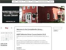 Tablet Screenshot of cvillelibrary.org